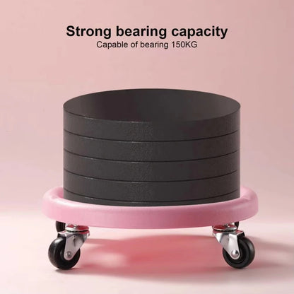 4 Wheel Ab Roller Exercise Wheel Silent Abdominal Trainer Portable Core Workout Equipment PVC Ab Wheel for Home Gym Fitness