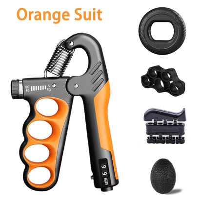 Adjustable Grip Strength Trainer for Muscle Recovery and Hand Strengthening - 5-60/100/150Kg Resistance Levels