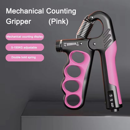 Adjustable Grip Strength Trainer for Muscle Recovery and Hand Strengthening - 5-60/100/150Kg Resistance Levels
