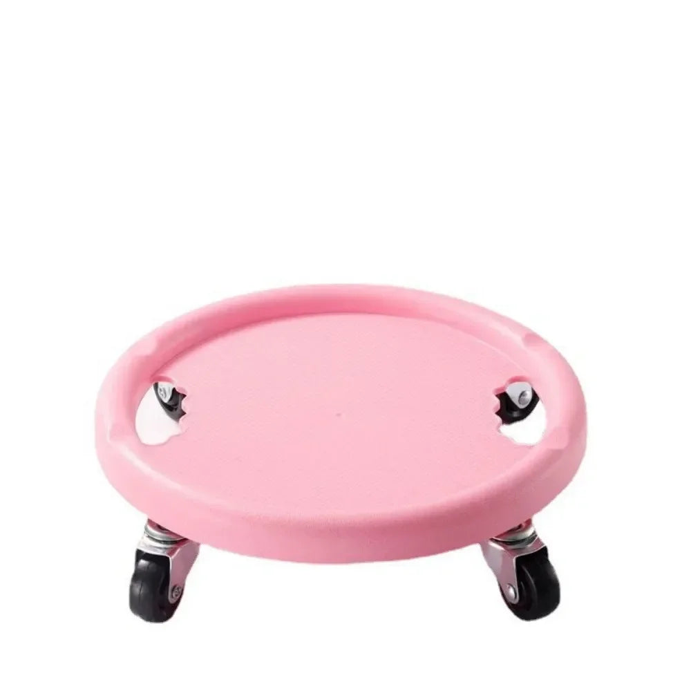 4 Wheel Ab Roller Exercise Wheel Silent Abdominal Trainer Portable Core Workout Equipment PVC Ab Wheel for Home Gym Fitness