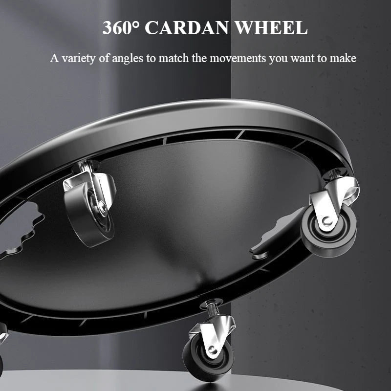 4 Wheel Ab Roller Exercise Wheel Silent Abdominal Trainer Portable Core Workout Equipment PVC Ab Wheel for Home Gym Fitness